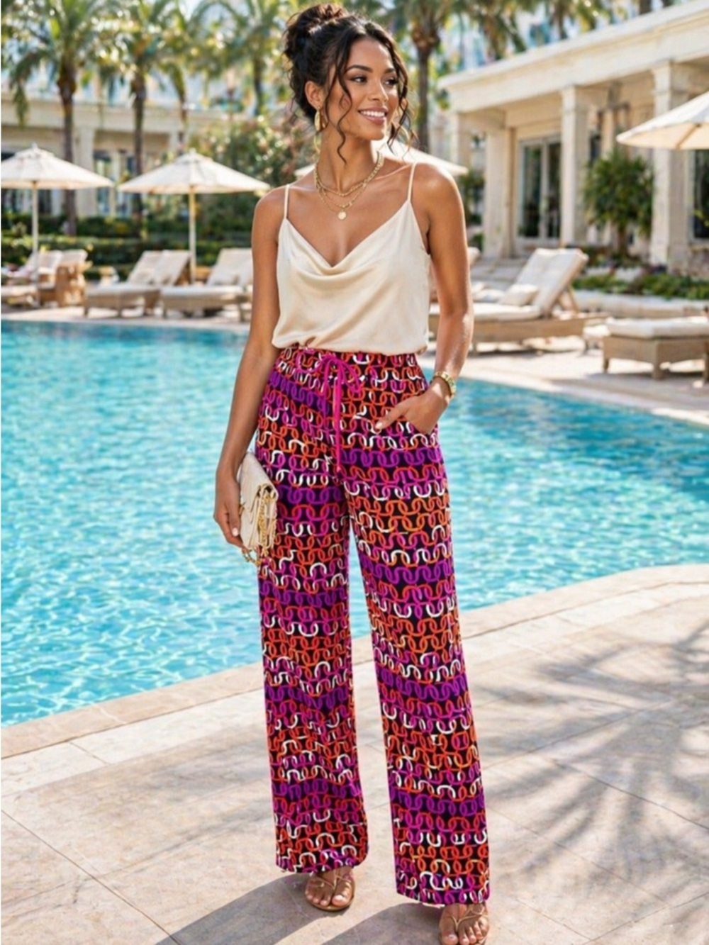 Trina Turk Swim & Spa Collection Pants L NWT